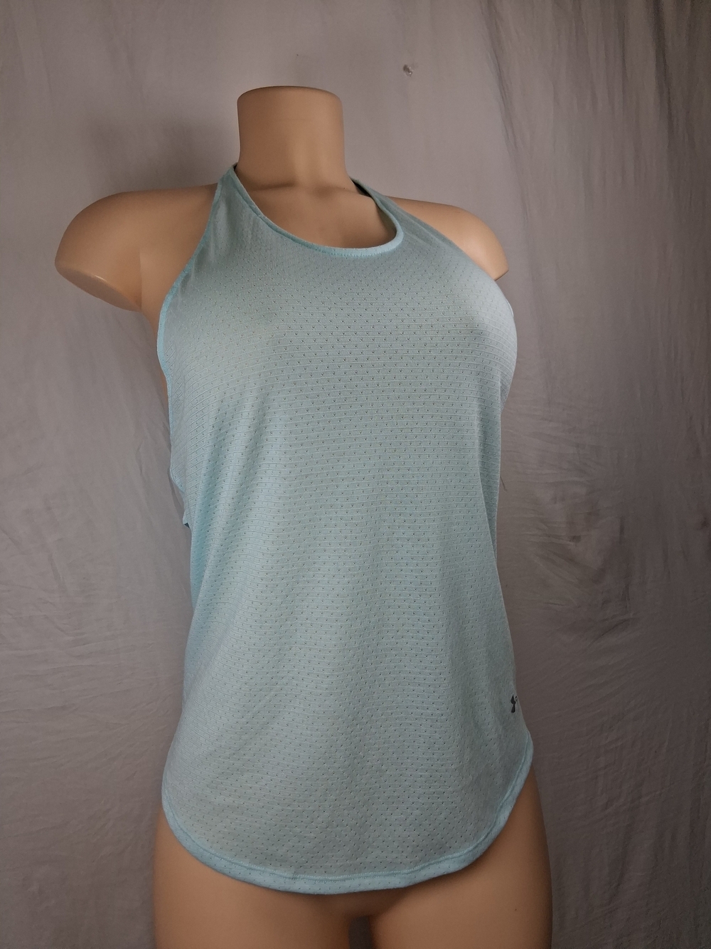 Under Armour Light Blue Performance Halter Tank - Picture 6 of 17